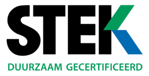 Logo certificering STEK Nederland Duurzaam gecertificeerd
